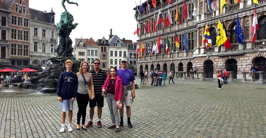 Antwerp: City Highlights Walking Tour - The Grote Markt and Antwerp’s Guild-House Glow