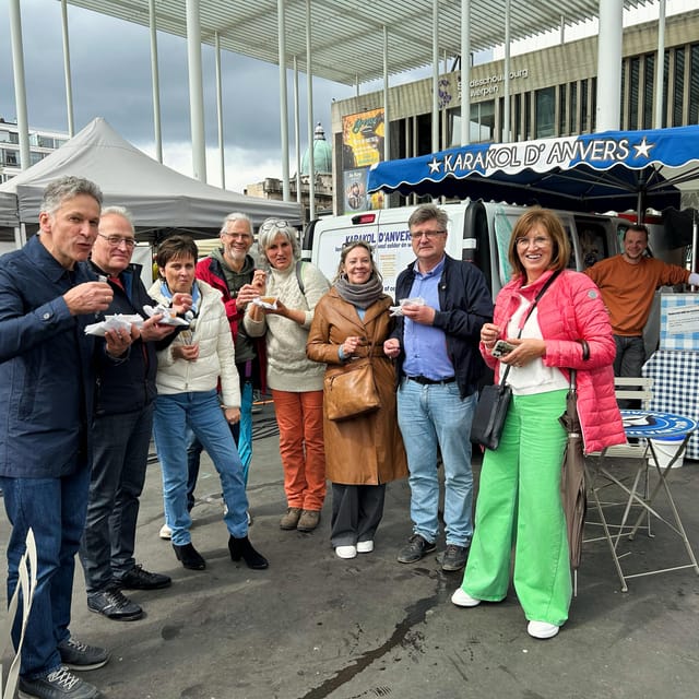 Antwerp: Food Walking Tour with 5 Tastings - Grote Markt story time plus a small Antwerp souvenir