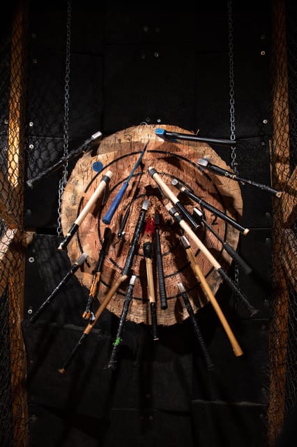 Axe Throwing Experience - Private Lanes and the Target Setup for Your Group