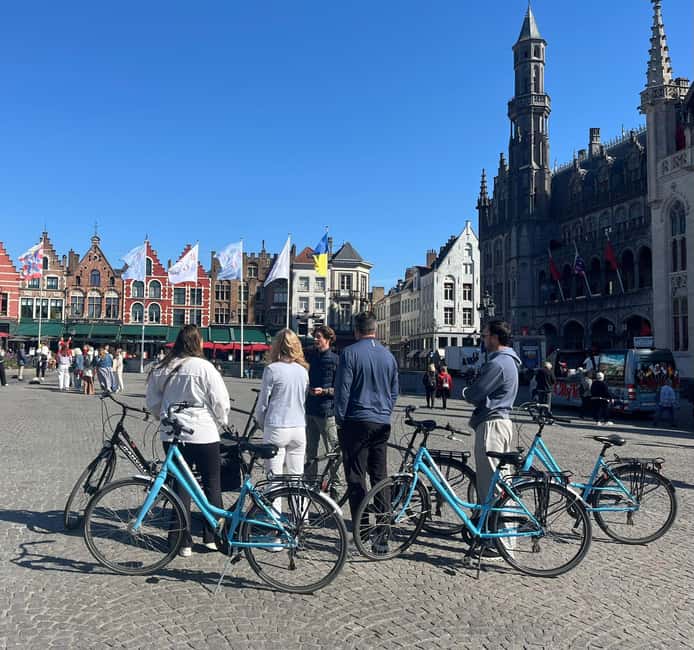 Bruges: City Highlights Bike Tour - Cycling from Church of Our Lady to the next pocket of the city