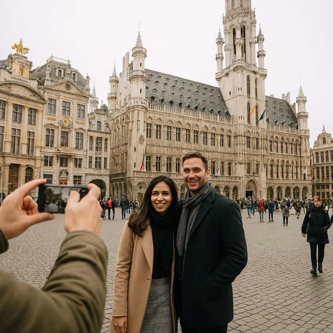 Brussels: 2-Hour Walking Tour of the Historic Center with a Local Guide - Saint-Hubert Royal Galleries: 19th-century cover from the weather and the crowd