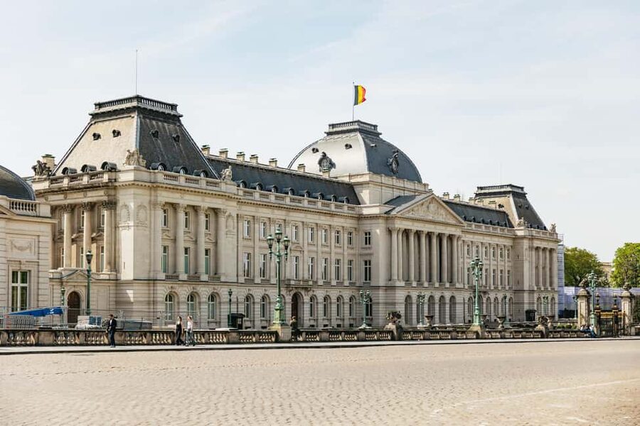 Brussels: City Highlights and Hidden Gems Bike Tour - Entering Brussels at street level from Grand Hospice