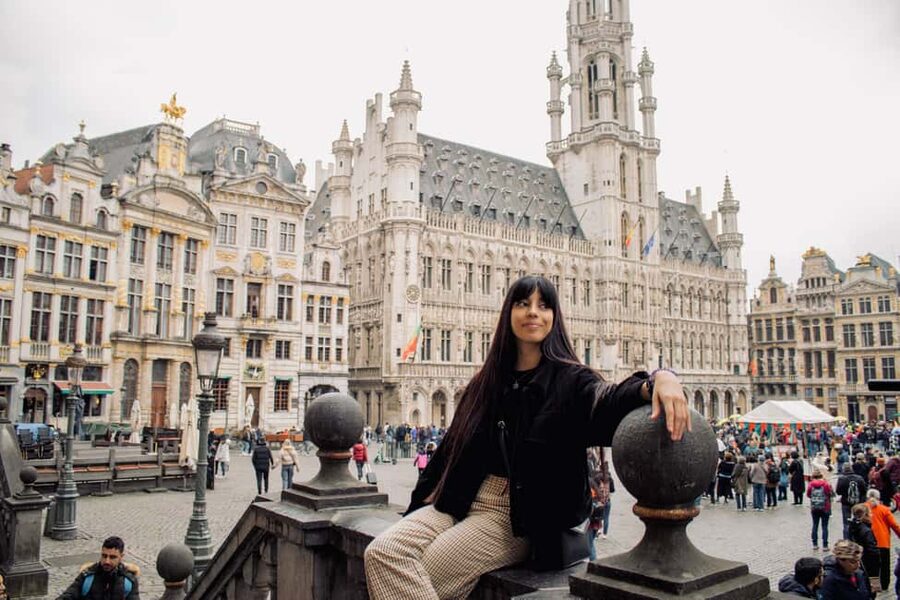 Brussels City Photoshoot With a Professional Photographer - Grand Place: the classic start where symmetry does half the work