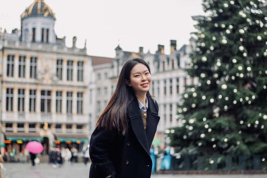 Brussels City Photoshoot With a Professional Photographer - Mont des Arts and Royal Palace: finishing strong with height and landmark drama