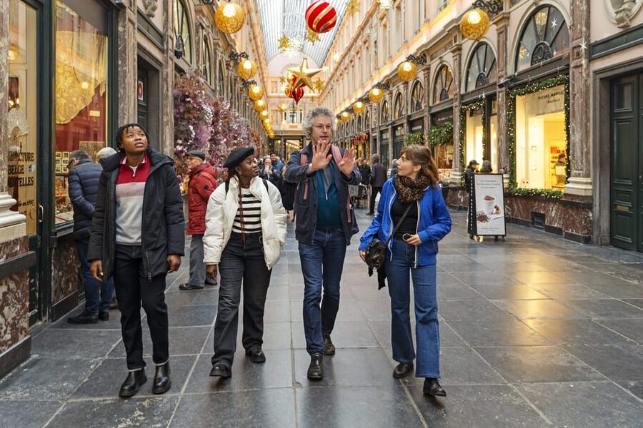 Brussels Food Tour: Main Dish, Beer, Waffle & Chocolate - Starting at Place Poelaert, then heading into real neighborhoods