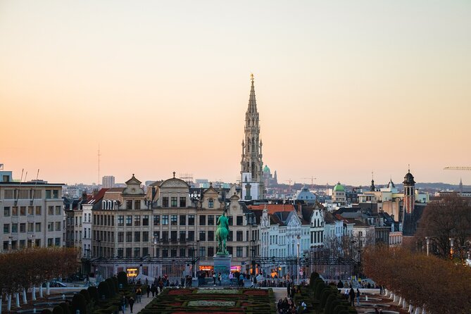 Brussels Highlights Walking and Bus Tour w/ Waffle - Palace of Justice, Joseph Poelaert, and a panoramic payoff