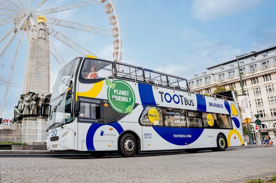 Brussels: Hop-On Hop-Off Bus Tour& Belgian Beer World Museum - Stop-by-Stop Brussels Highlights on the Red Route