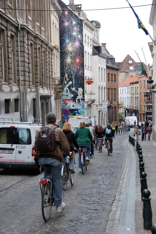 Brussels: Sightseeing Bike Tour - The route, stop by stop, what you will actually see