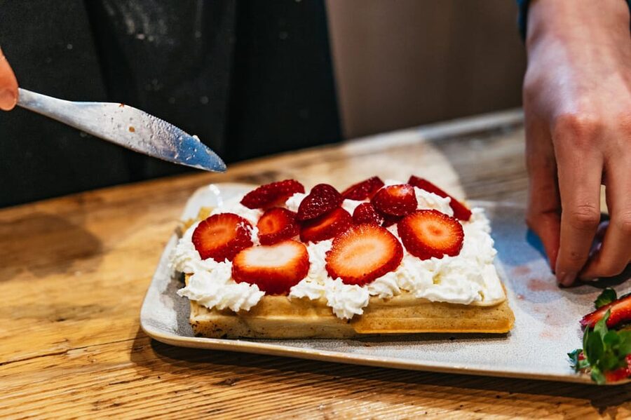 Brussels: Waffle Making Workshop - All You Can Eat - Unlimited Toppings, The Drink Included, And The Reality Check On Fruit