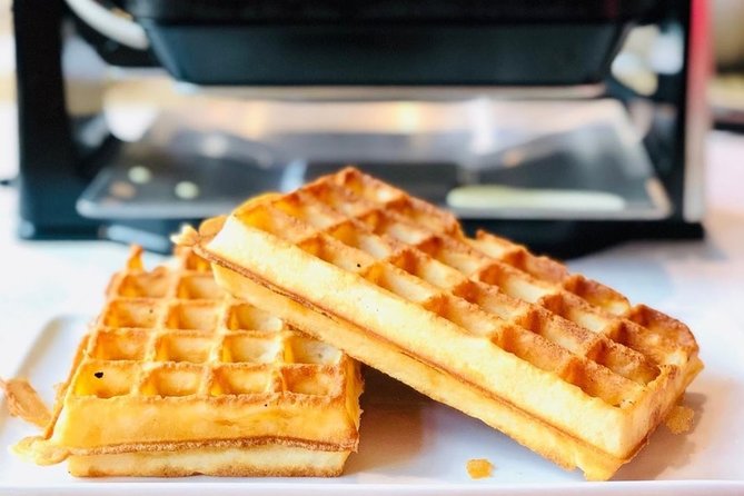 Brussels Waffle Workshop - The short waffle theme walk that sets up the cooking