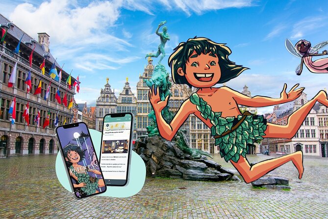 Children's escape game in the city of Antwerp - Peter Pan - Puzzle stations at Antwerp sights, what it feels like on the ground