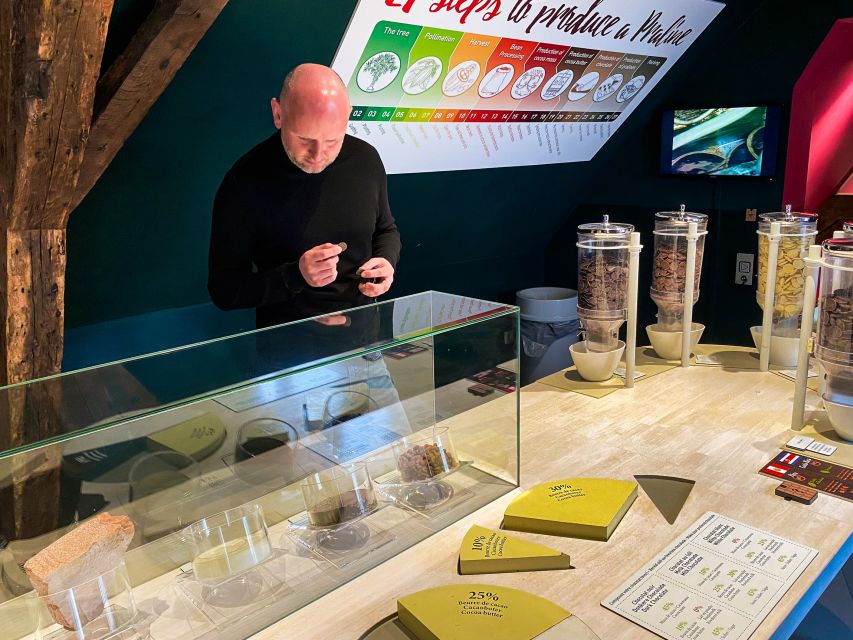 Choco-Story Brussels: Chocolate Museum Entrance with Tasting - Live master chocolatier demonstration: the show-stopper moment