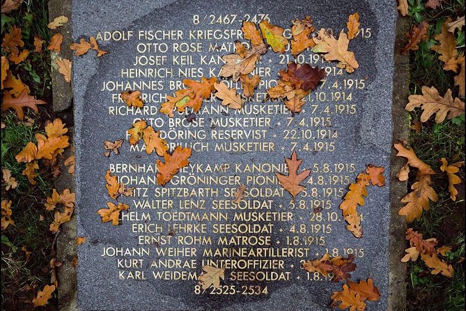 Flanders Fields Remembrance Tour from Bruges - Ypres: where lunch, Flanders Fields Museum, and audio help you understand before you go underground