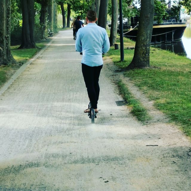 From Bruges to Damme: Private Electric Scooter tour - The first stretch: your guide’s story route (about 30 minutes)