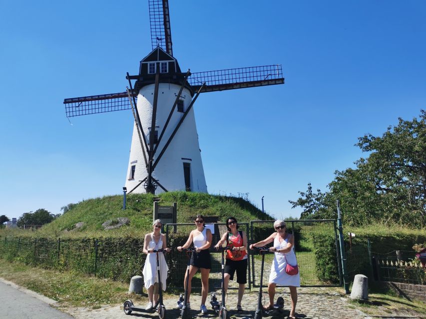 From Bruges to Damme: Private Electric Scooter tour - Townhouses, landmark spotting, and why you will enjoy the pacing