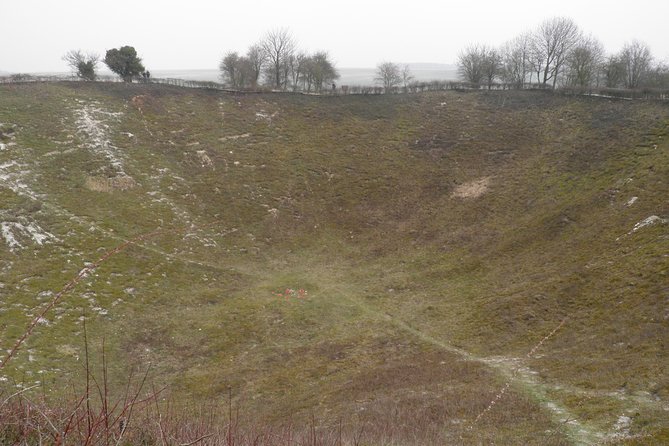 Full Day Canadian WW1 Vimy and Somme Battlefield Tour from Ypres - Courcelette Canadian Memorial, then Lochnagar Crater