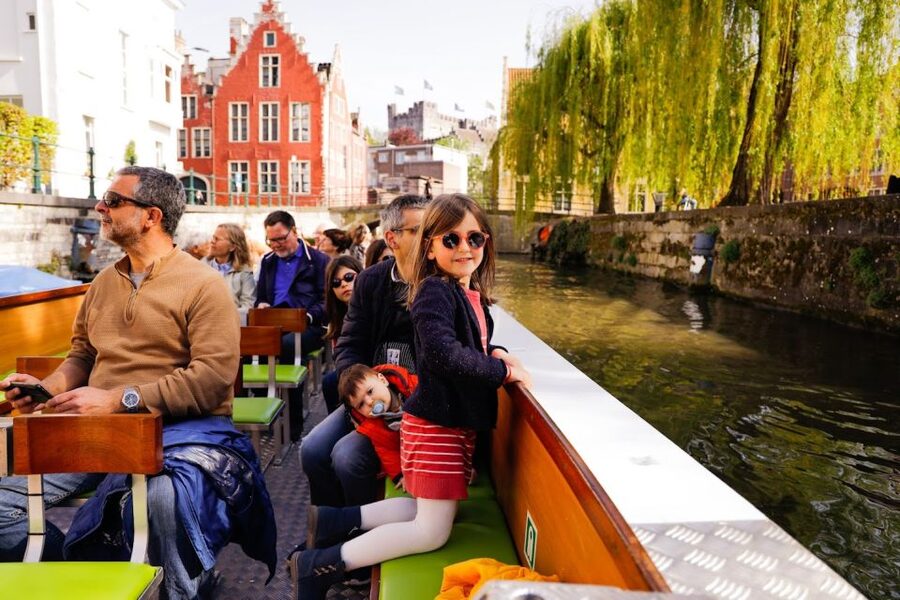 Ghent: 50-Minute Medieval Center Guided Boat Trip - Gravensteen and the Castle of the Counts Area: Feeling Power Up Close