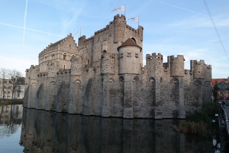 Ghent: Walking Tour from Friday Market to the Cathedral - European Parliament buildings: Commission and Council in the city mix