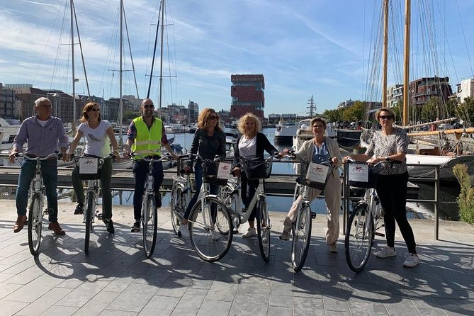 Guided Bike Tour: 2 Hours Highlights of Antwerp - Het Steen from the outside: river views plus medieval flavor