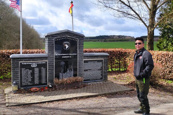 Historic Battle of the Bulge Sites Tour from Brussels - Bastogne Main Square, the Sherman Tank Photo, and Lunch That Actually Feels Local