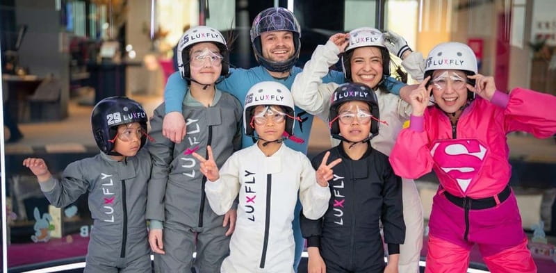 Luxembourg : Indoor Skydiving - Flying in a 35-meter vertical wind tunnel: what it feels like