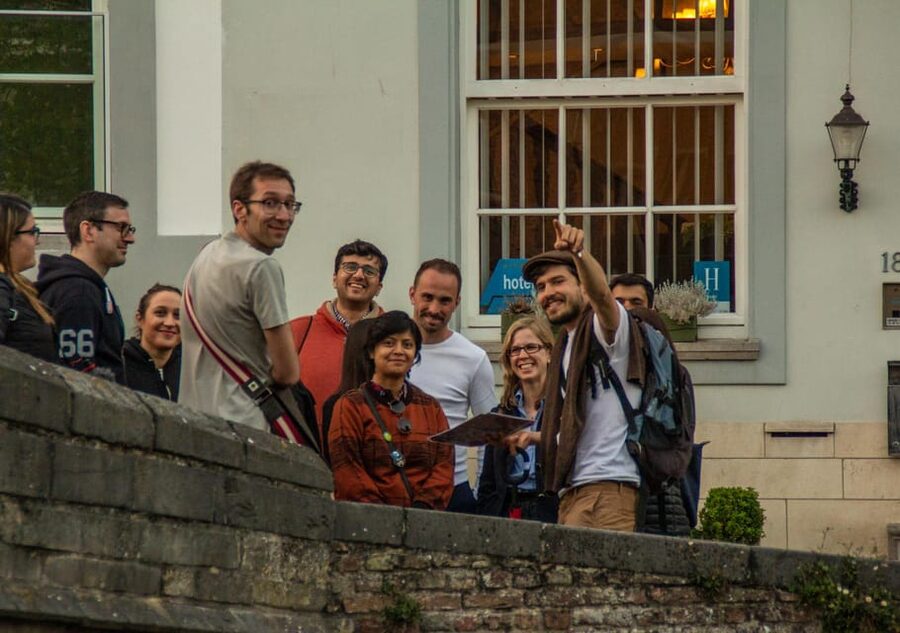 Night Tour: The Dark Side of Bruges - by Legends - Listening in Spanish: Headsets Help, But Plan Your Comfort Level