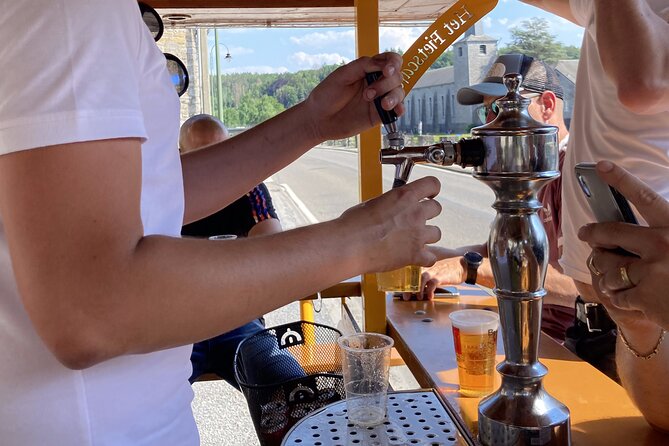 Private Beer Bike Tour in Hotton in the Belgian Ardennes - The show-ffeur: jokes, games, and keeping the group together
