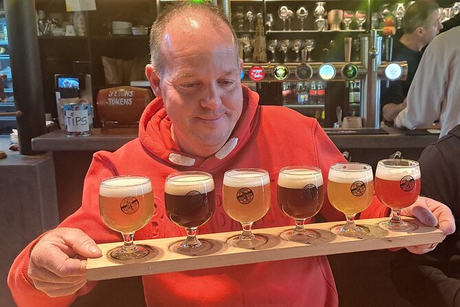 Private Bruges Food Tour: 8 Tastings of Local Delicacies - LEstaminet beer and Chez Vincent fries in the real middle of town
