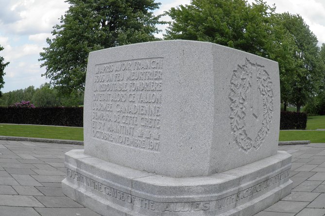 Private Vimy and Belgium Canadian Battlefield Tour from Bruges - Private Flanders From Bruges: A WWI Day Built for Focus