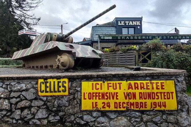 The Battle of the Bulge Experience - A day tour from Brussels - Tank of Celles, the farthest Wehrmacht advance point
