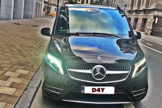 Transfer Brussels Airport --> Brussels MB V Class 7 PAX (ONE WAY) - The 25-Minute Ride Into Brussels City Center
